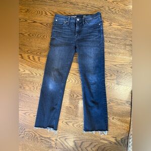 J Crew Stylish Black Women's Cropped Jeans